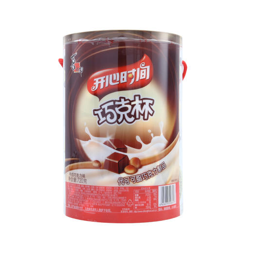 开心时间巧克杯桶装720g 商品图0