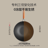 三禾窒氮轻铁锅 无涂层平底锅 燃气灶专用 老式炒菜轻铁锅 3倍防锈 不粘0油烟  轻重设计 不怕刮划 梨花木手柄 商品缩略图2