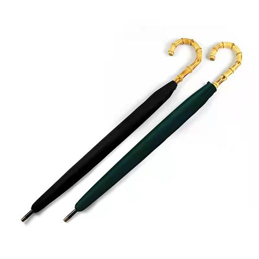 「复古滕竹弯柄加大雨伞」OLYCAT防风长柄自动直骨男士商务双人雨伞 商品图3