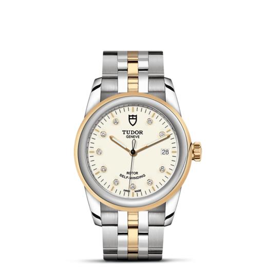 帝舵骏珏日历型 | 钢表壳，直径36毫米  镶钻表盘 商品图1