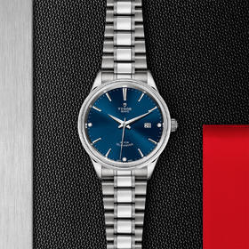 帝舵风尚系列 | 钢表壳，直径41毫米  镶钻表盘