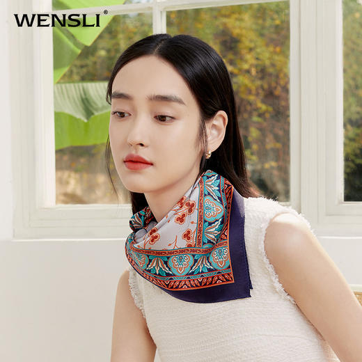 双面印花中方巾-铃兰 商品图4