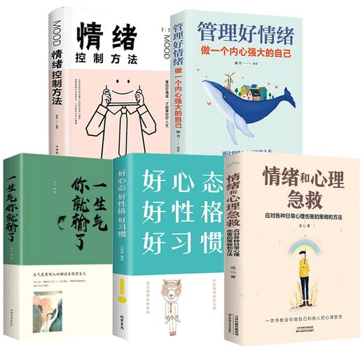 【心如健】正版5册 老杨的猫头鹰每天演好一个情绪稳定的成年人+情绪控制方法自我治愈不抱怨的人生掌控励志管理情绪书籍好看的皮囊千篇一律 商品图0