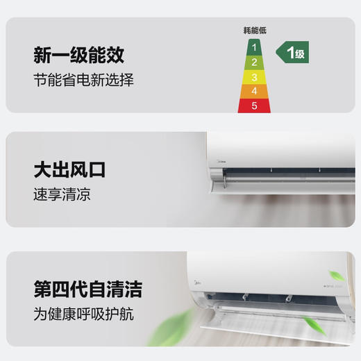 美的（Midea）空调KFR-35GW/BDN8Y-QY200(1)优靓 商品图1