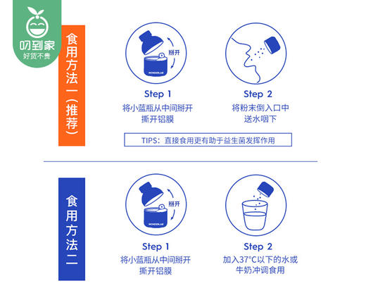 WONDERLAB益生菌固体饮料/1盒（2g*10小瓶）（已过半保）生产日期：25年1月补单专用 商品图5