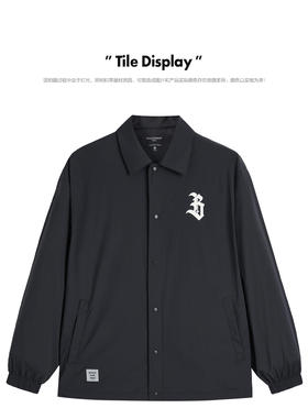 太平鸟男装 教练夹克男2022年新款宽松外套B2BCC2250