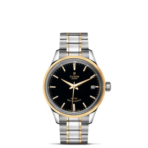 帝舵风尚系列 | 钢表壳，直径34毫米  黄金及钢外圈 商品图1