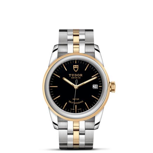 帝舵骏珏日历型 | 钢表壳，直径36毫米  黄金及钢外圈 商品图1