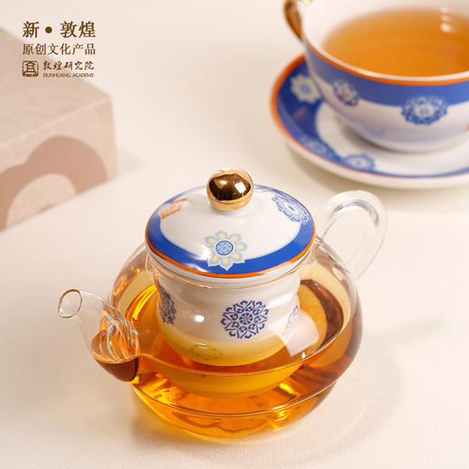 敦煌研究院【浮花同饮茶具套装】博物馆文创礼品国潮生日礼物送领导 商品图2