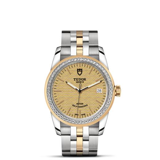 帝舵骏珏日历型 | 钢表壳，直径36毫米  镶钻外圈 商品图1