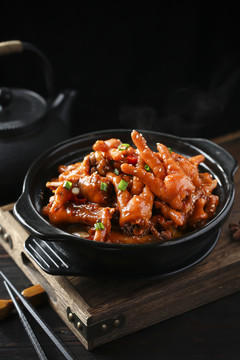 凉拌麻辣凤爪((份)