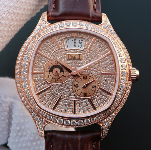 伯爵blacktie系列机械男表850p机械机芯直径42mm