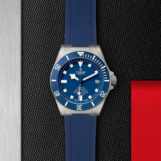 帝舵领潜型 | 钛金属表带 哑光蓝色陶质字圈 附送表带 商品图2