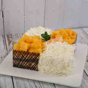 榴芒双拼-欧式慕斯蛋糕