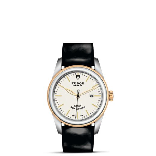 帝舵骏珏日历型 | 钢表壳，直径31毫米  黄金及钢外圈 商品图1