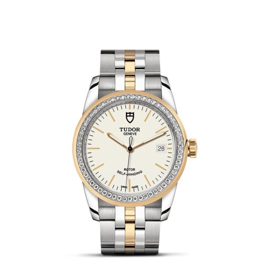 帝舵骏珏日历型 | 钢表壳，直径36毫米  镶钻外圈 商品图1