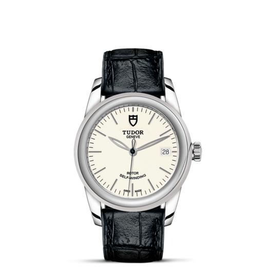 帝舵骏珏日历型 | 钢表壳，直径36毫米  蛋白色表盘 商品图1