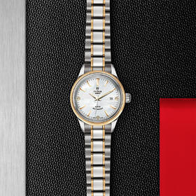 帝舵风尚系列 | 钢表壳，直径28毫米  镶钻表盘