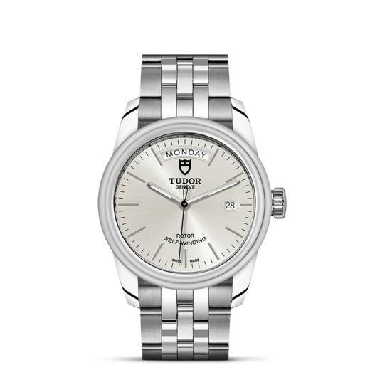 帝舵骏珏星期日历型 | 钢表壳，直径39毫米  银色表盘 商品图1