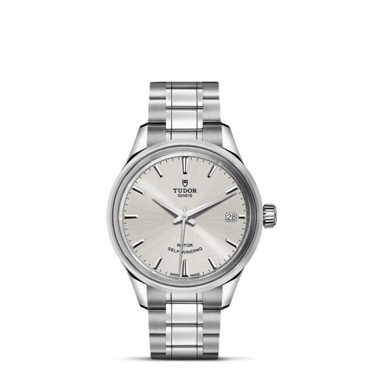 帝舵风尚系列 | 钢表壳，直径34毫米  银色表盘 商品图1