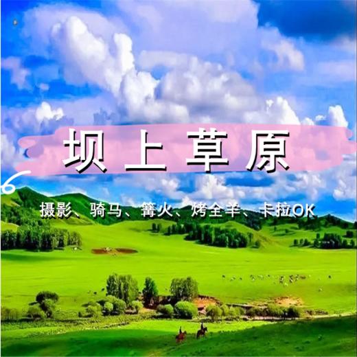 五一2天【坝上草原 立减30元】坝上正确打开方式の摄影、骑马、篝火、烤全羊、卡拉OK…… 商品图0