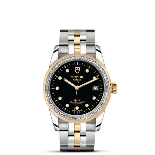 帝舵骏珏日历型 | 钢表壳，直径36毫米  镶钻表盘 商品图1