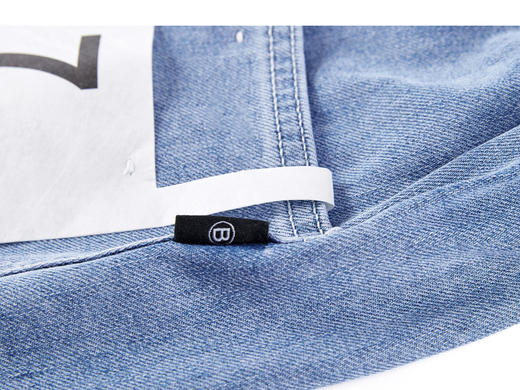 太平鸟男装 牛仔裤男新款长裤休闲时尚潮B2HAC2E20 商品图3