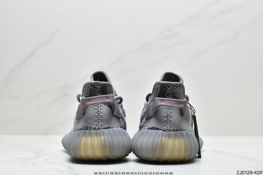 阿迪达斯Kanye West x Adidas Yeezy Boost 350 V2 Light棉花白百搭轻便爆米花休闲运动慢跑鞋FU9007男女鞋 商品图5