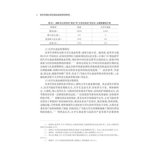 当代中国大学生就业的经济学研究——以福建省高校毕业生就业为例/何仕/浙江大学出版社 商品图3