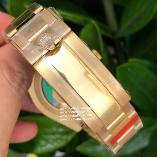 NOOB official劳力士全18k包金✔️✔️（11微米厚）水鬼私人订制版『clean全金水鬼为基础』型号116618LN-97208 黑盘,纯进口瑞士ETA2836自动机械机芯包18k真金❕❕ 商品图9