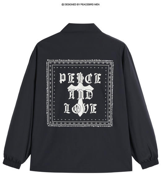 太平鸟男装 教练夹克男2022年新款宽松外套B2BCC2250 商品图1