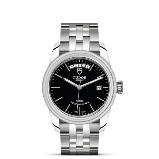 帝舵骏珏星期日历型 | 钢表壳，直径39毫米  黑色表盘 商品图1