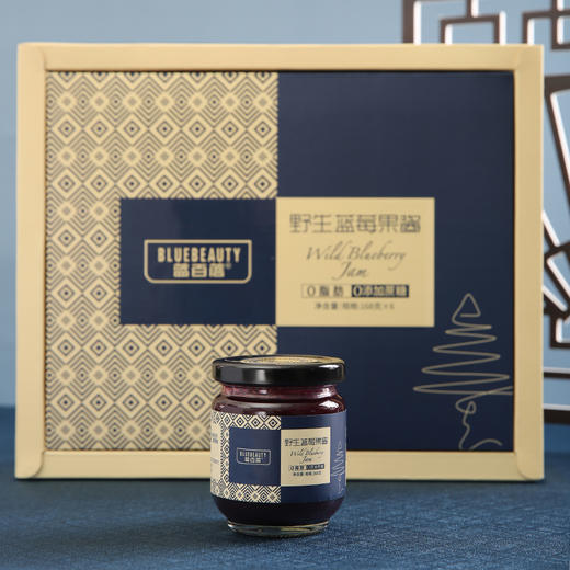 野生蓝莓果酱礼盒168gx6瓶（不加蔗糖不加胶不加水） 商品图1
