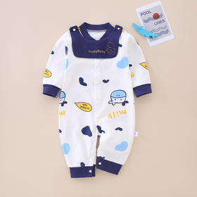 【萌趣卡通 舒适亲肤】A类 初生儿婴儿连体衣纯棉春秋季贴身宝宝哈衣爬服衣服秋衣新生儿春装