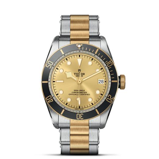 帝舵碧湾黄金钢型 | 帝舵表原厂机芯MT5612型（COSC）  钢表壳，直径41毫米  黄金及钢表带 商品图1