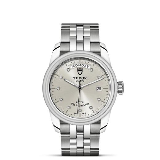 帝舵骏珏星期日历型 | 钢表壳，直径39毫米  镶钻表盘 商品图1