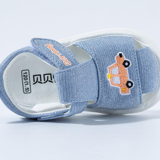 贝贝怡宝宝凉鞋夏季学步鞋男两一岁婴幼儿软底防滑小童女婴儿鞋子 商品图7