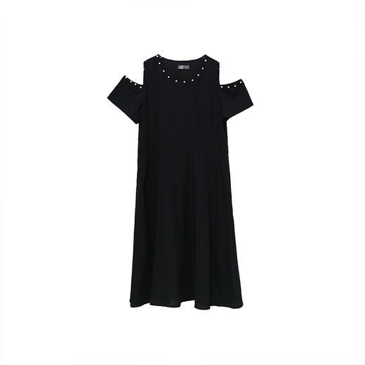 HQD-3888夏季遮肚宽松显瘦洋气修身气质连衣裙 商品图4