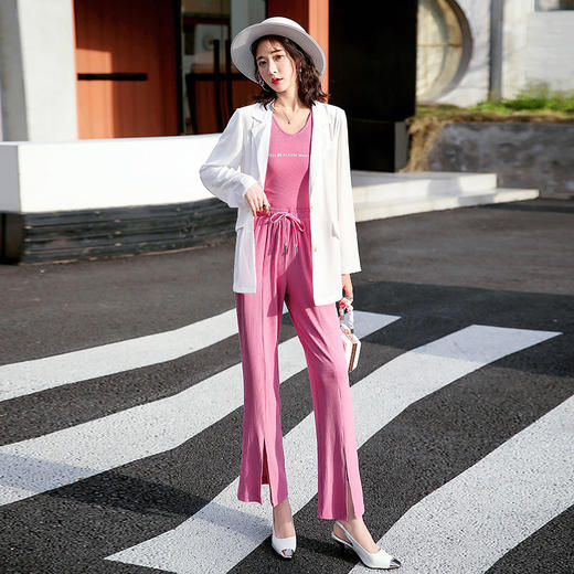 时尚修身，新款防晒衣西服三件套HR-YIZX8253 商品图4