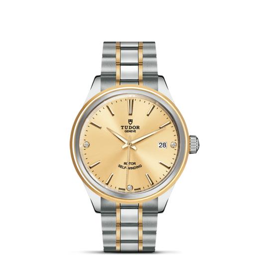 帝舵风尚系列 | 钢表壳，直径38毫米  镶钻表盘 商品图1