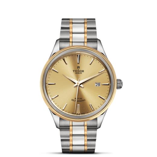 帝舵风尚系列 | 钢表壳，直径41毫米  黄金及钢外圈 商品图1