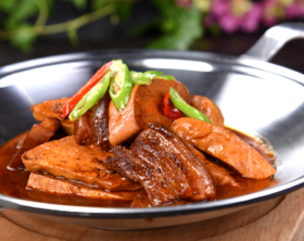 苏蚌豆干土猪肉