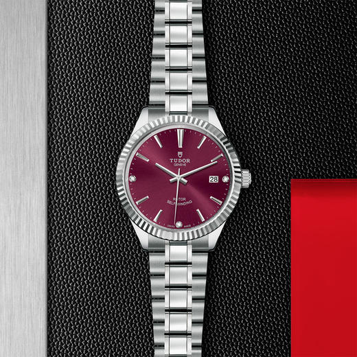 帝舵风尚系列 | 钢表壳，直径38毫米  镶钻表盘 商品图0