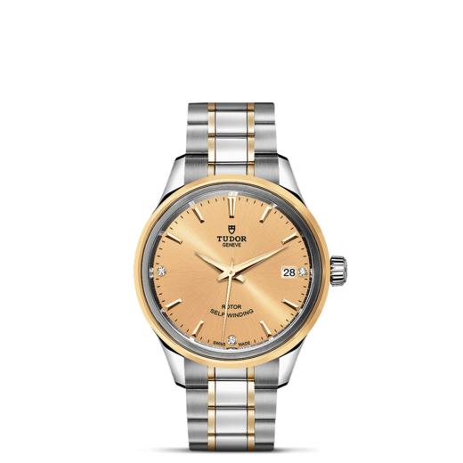 帝舵风尚系列 | 钢表壳，直径34毫米  镶钻表盘 商品图1