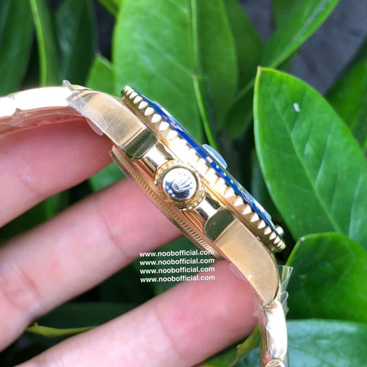 NOOB official劳力士全18k包金✔️✔️（11微米厚）水鬼私人订制版『clean全金水鬼为基础』型号116618LN-97208 黑盘,纯进口瑞士ETA2836自动机械机芯包18k真金❕❕ 商品图6