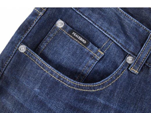 太平鸟男装 2022春季新款牛仔裤男新款长裤B2HAC2B09 商品图2