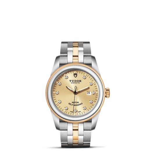 帝舵骏珏日历型 | 钢表壳，直径31毫米  镶钻表盘 商品图1