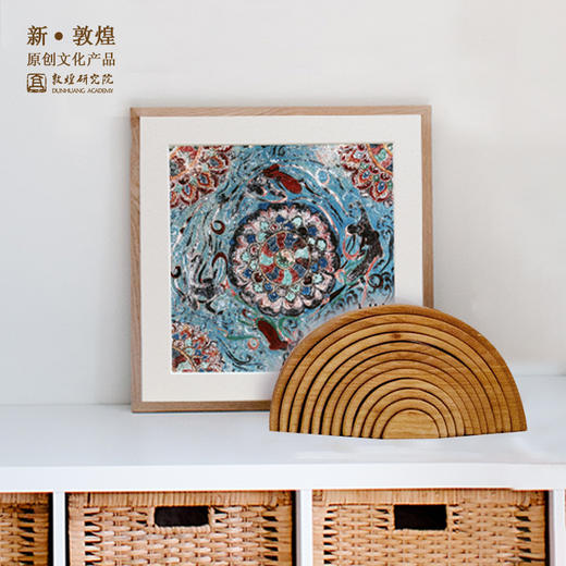 敦煌研究院【壁画精装卡纸画复制画】博物馆文创礼品中国风生日礼物 商品图2