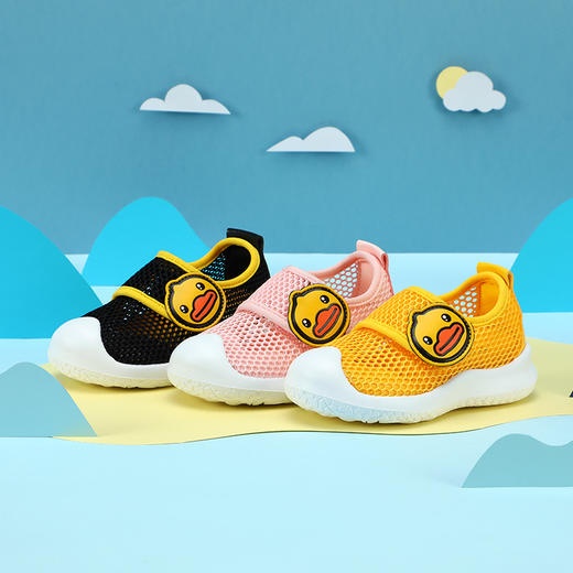 B.Duck小黄鸭童鞋夏季儿童运动鞋22-33 B1282971A 商品图0