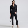 【上衣+裤子】罗蒙春季西服套装两件套女士商务通勤显瘦气质西装女 商品缩略图3